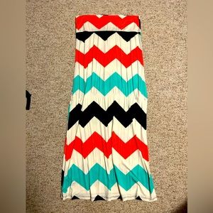 Chevron maxi skirt!
